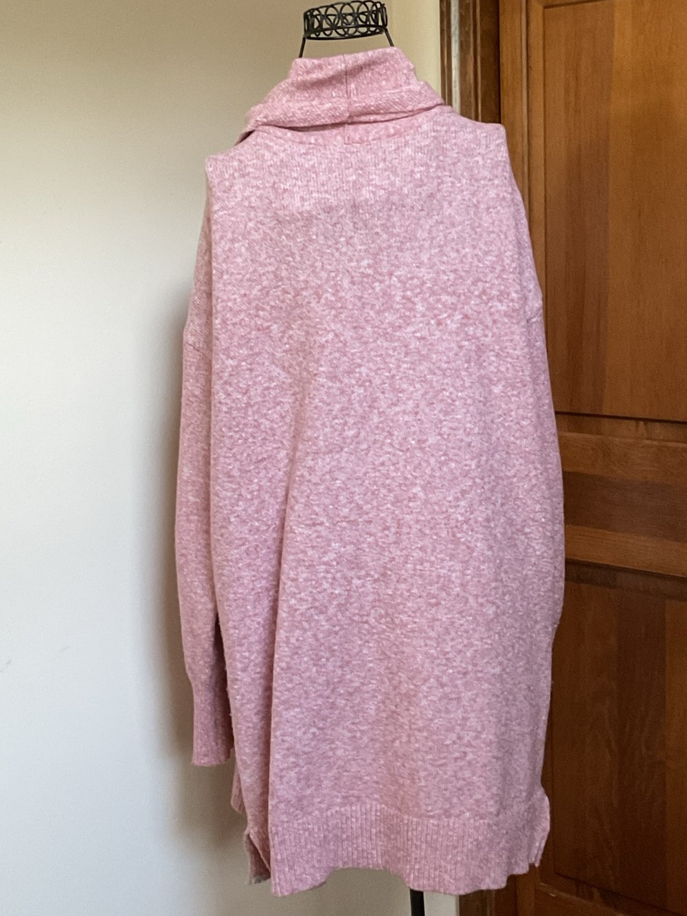 Eddie Bauer Dusty Pink Open-Front Cardigan - Picture 3 of 5